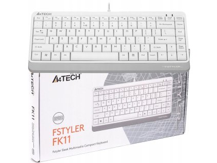 Klávesnice A4tech FSTYLER FK11 (bílá)