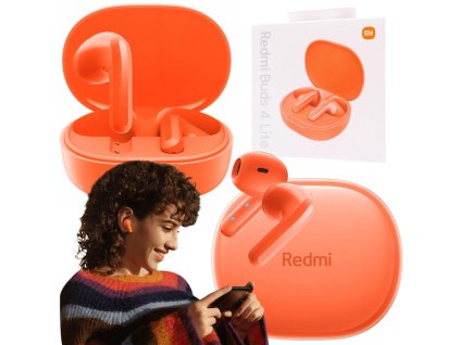 Bezdrátová sluchátka Xiaomi Redmi Buds 4 Lite Orange