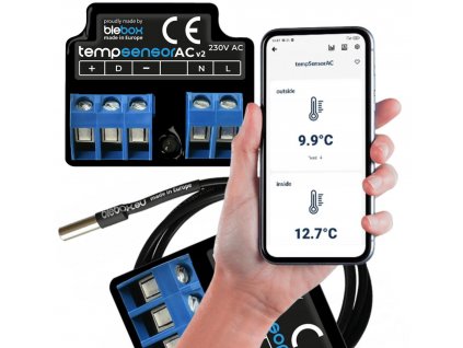 BLEBOX tempSensorAC v2 WiFi i/o modul 1x vstup. 1-wire