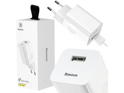 Rychlonabíječka Baseus CCALL-BX02 24W 1x USB-A QC 3.0