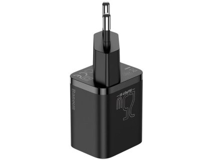 Baseus Super Si Quick Charger 1C TZCCSUP-L01 25W 1x USB-C PD 3.0 QC 3.0 + KABEL