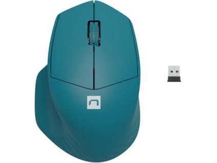 NATEC SISKIN 2 BEZDRÁTOVÁ MYŠ 1600DPI BLUETOOTH 5.0 + 2,4GHZ MODRÁ