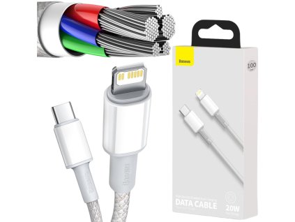 kabel usbc lightning iphone baseus cafule catlgd02 1m 20w pd quick charging biay w oplocie e9c1332d86d3f