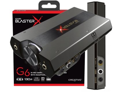 Externí zvuková karta Creative Sound BlasterX G6