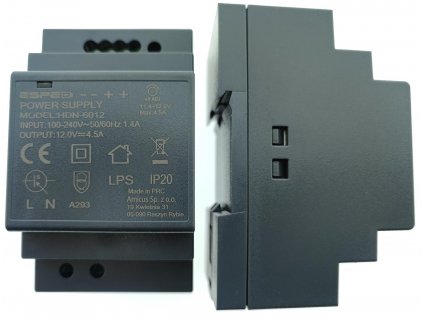 PULZNÍ NAPÁJECÍ ZDROJ PRO DIN LIŠTU ESPE HDN-6012 12V/54W/4,5A