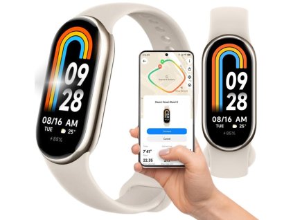 Chytrý náramek Xiaomi Mi Band 8 Champagne Gold
