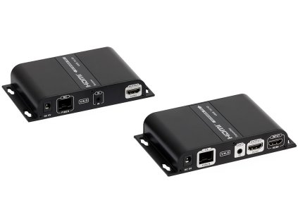 Převodník signálu HDMI na optické vlákno s dálkovým ovládáním Extender Signal H3608