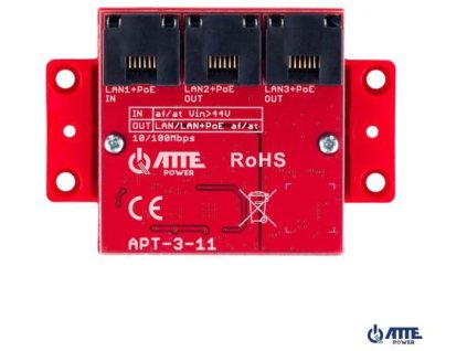 atte apt311 switch poe 3 portowy 10100mbps extender baac5bfb2cbbb