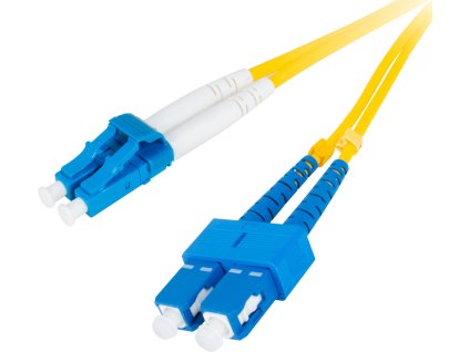 GETFORT SM SC/UPC-LC/UPC DUPLEXNÍ OPTICKÝ PATCHCORD 5M