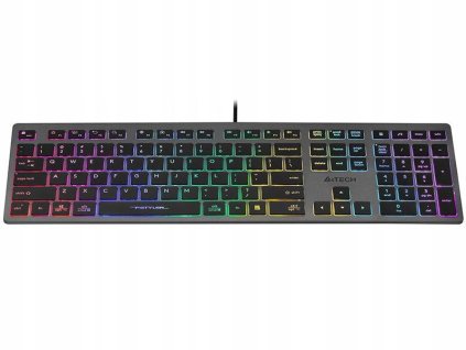A4tech FSTYLER FX60H Neonová podsvícená drátová klávesnice