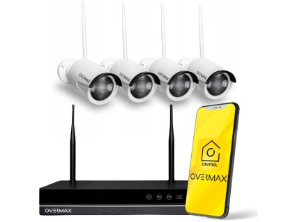 Dohledový set Overmax Camspot NVR 4.0 4 FullHD WI-Fi 2Mpx kamery