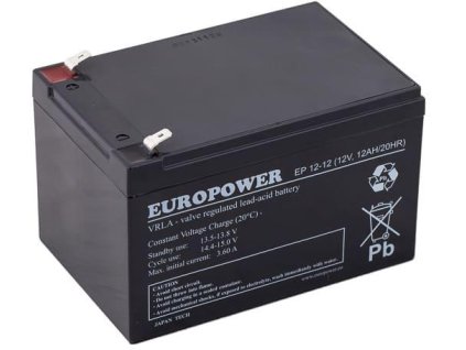 akumulator agm europower serii ep 12v 12ah ywotno 69 lat e654ae7d9ded7