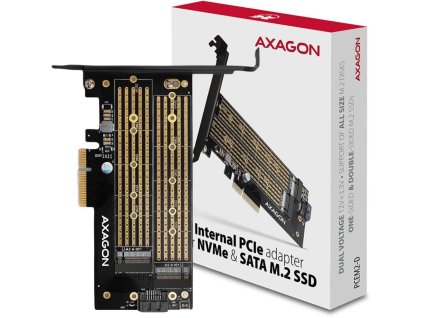 adapter axagon pcem2d pcie nvme sata m2 bf41bd4c3fe90