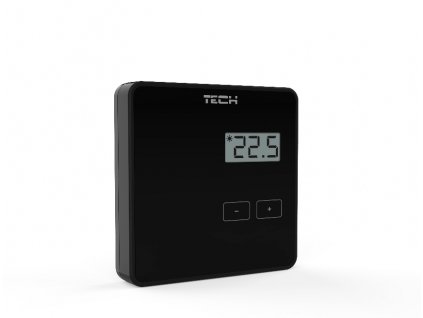 Bezdrátový pokojový ovladač černý R-8B Tech Controls