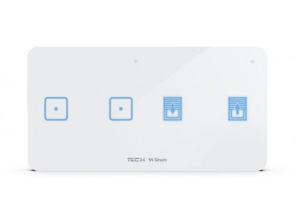 Bezdrátový dvoupólový spínač světel a rolet bílý WSZ-22L Tech Controls