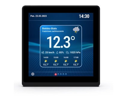 Drátový ovládací panel černý CP-04M Tech Controls