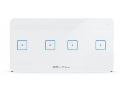 Drátový čtyřpólový spínač černý WSS-22M Tech Controls