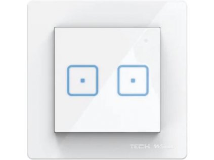 Pevně připojený dvoupólový spínač černý FS-02M Tech Controls