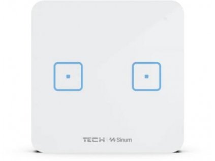 Drátový dvoupólový spínač bílý WS-02M Tech Controls
