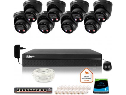 DAHUA IP dohledová sada 8Mpx dome kamer 3Z37113T8