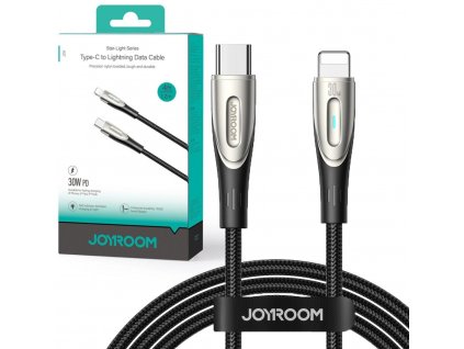 Kabel USB-C / Lightning Joyroom řady Star-Light SA27-CL3 120cm 30W WIRED ČERNÝ