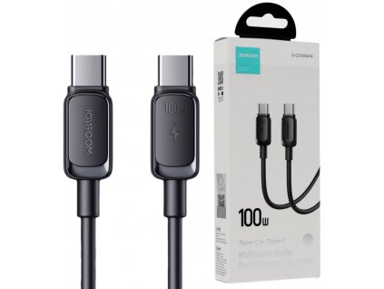 Rychlonabíjecí kabel USB-C / USB-C Joyroom S-CC100A14 120cm 100W 5A ČERNÝ