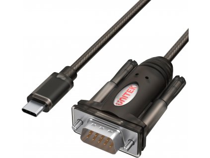 Adaptér Unitek Y-1105K USB-C 1x RS-232