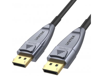 Unitek DisplayPort 1.4 AOC 8K optický kabel 15 m
