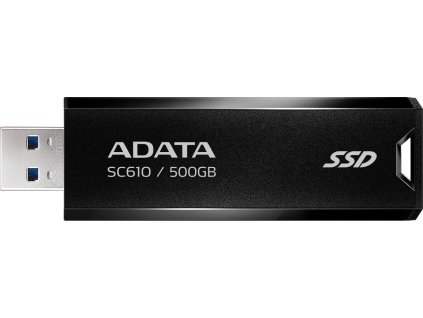 dysk zewntrzny ssd adata sc610 500gb usbc czarny 74e099793e9ec
