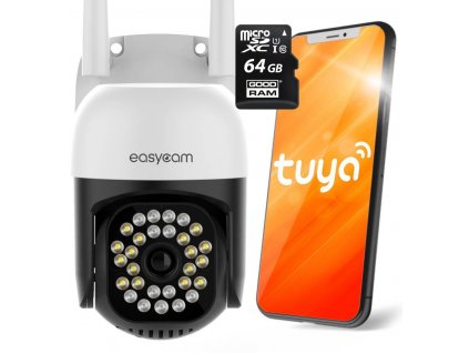 EasyCam 25m 4MP EC-4PT12L+ 64GB paměťová karta Goodram