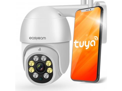 EasyCam venkovní WiFi PTZ kamera Tuya 4MP se 4x zoomem EC-4PT4L4IR