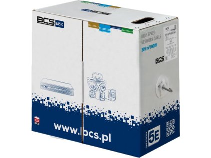 Kroucená dvojlinka BCS BASIC BCS-B-U/UTP-CAT5E-PVC