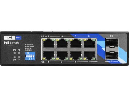 BCS BASIC PoE Switch BCS-B-ISP08G-2SFP