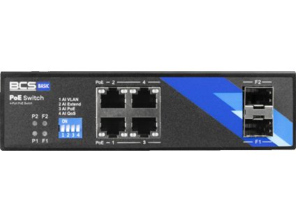 BCS BASIC PoE Switch BCS-B-ISP04G-2SFP