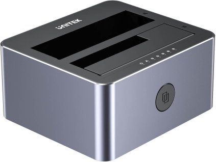 Unitek Y-3027GY01-EU 2 x SATA 2,5"/3,5" USB-C 10Gb/s klonovací stanice disků