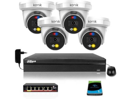 Dohledový set KENIK IP CAMERA KG-8430DAS-ILD-V2 (2,8 mm)