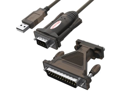 Unitek Y-105A konw. USB 1xRS-232 s adaptérem DB9F/DB25M