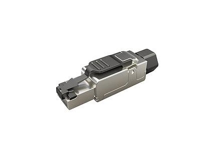 MODULÁRNÍ KONEKTOR PRŮMYSLOVÝ SAMOSVORNÝ KONEKTOR SOLARIX RJ45 CAT.6A STP 8P8C