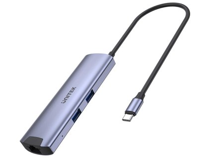 h1112f unitek aktywny hub usbc 5gbps hdmi rj45 pd 100w ff876e74c99d5