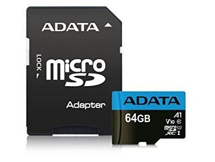 Adata microSD Premier 64GB UHS1/CL10/A1+adaptér