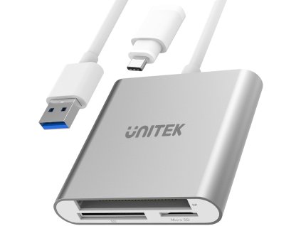 Unitek Y-9313D USB čtečka karet typu C All-in-One