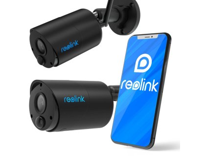 Reolink Argus ECO-V2 černá 3MP IP kamera typu C napájená baterií