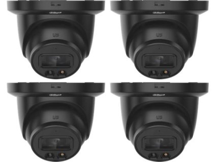 DAHUA IP CAMERA IPC-HDW2549TM-S-IL-0280B-BLACK Hromadné balení 4ks.