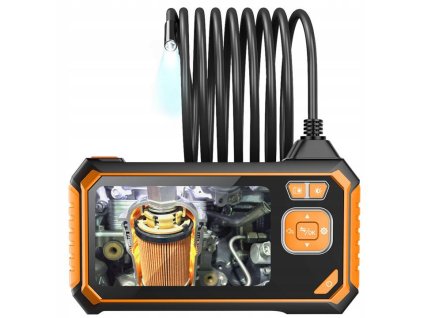 INSPEKCE DUO ENDOSKOP DVĚ KAMERY 5M 7LED 2x Full HD LCD 5,5 mm