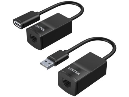 Unitek USB Extender Y-UE01001 až 60 m pod kabelem cat.5e