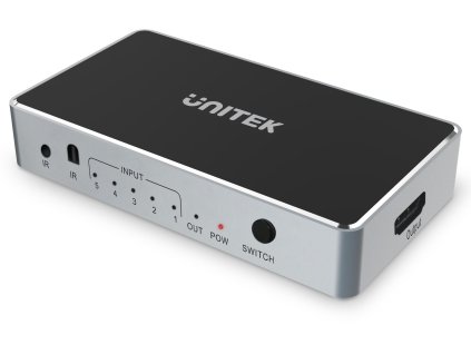 Unitek HDMI 1.4b 5 IN-1 OUT přepínač signálu 4K