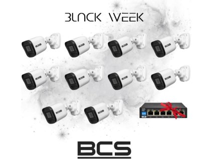 BCS BASIC Camera BCS-B-TIP15FR3(2.0) Kolektivní balení po 10 kusech. Přepínač PoE zdarma