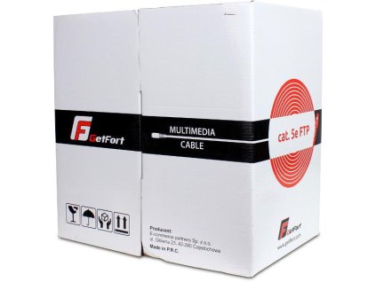 GETFORT CAT.5E F/UTP PVC KROUCENÁ DVOJLINKA