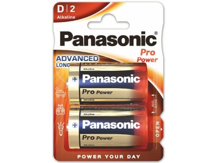 Baterie D / LR20 PANASONIC PRO POWER (blistr 2 ks)