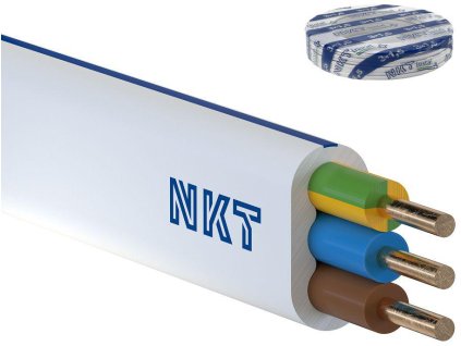 NKT instal PLUS YDYp 3x1,5 vodiče bílý 450/750V 100m